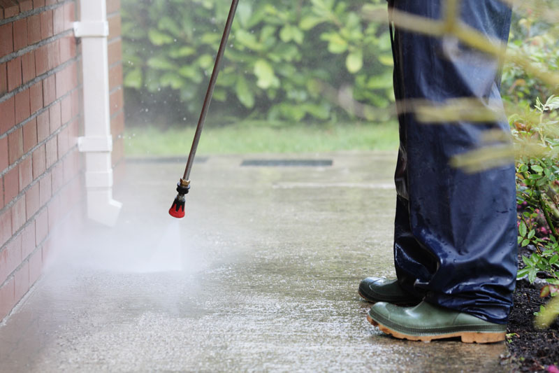 Pressure-washing